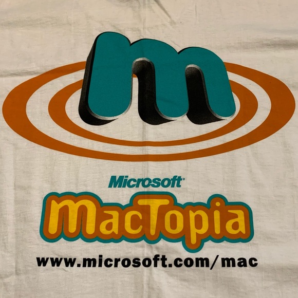 NWOT VTG Mactopia Graphic Promo Tee Sz XL - Picture 2 of 6